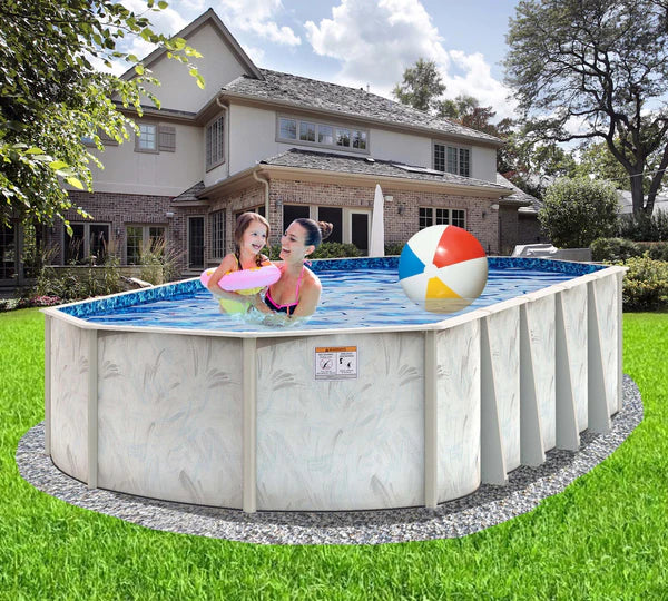Coastal 5″ Steel Frame Oval Swimming Pool & Bundles