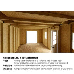 Best Barns Hampton 12 ft × 24 ft Storage Shed
