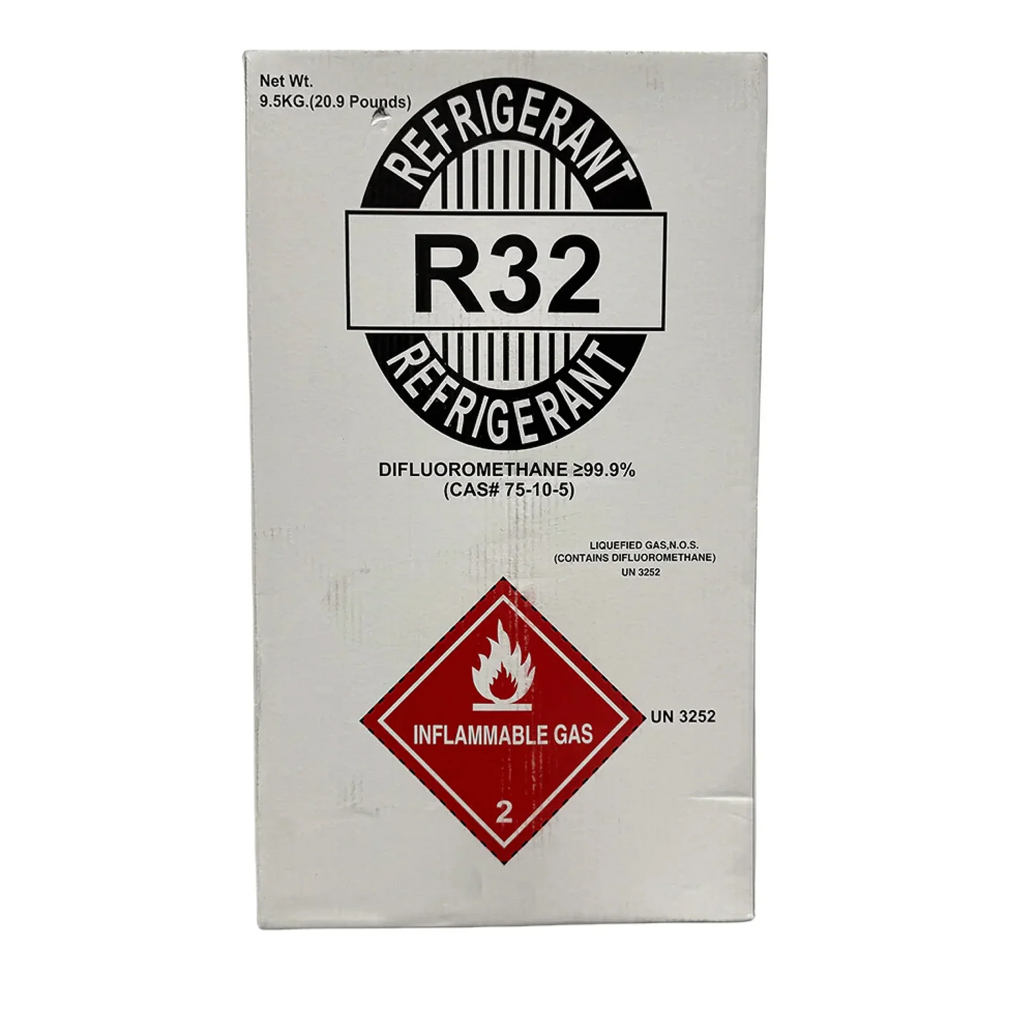 20.9 LB R-32 (Difluoromethane) A2L Refrigerant Gas for HVAC Systems