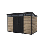 Keter Signature Storage Shed Ashwood Brown 11×7 Ft Resin