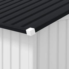 Outsunny Outdoor Storage Shed White 11’×13′ Galvanized Steel