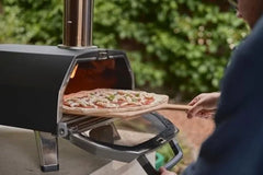 Ooni Karu 2 Pro Multi-Fuel Pizza Ovens – Wood and Gas Outdoor Pizza Oven with Pizza Stone & Integrated Thermometer, Pizza Oven Outdoor, Dual Fuel 16 Inch Pizza Maker, Outdoor Cooking Grill